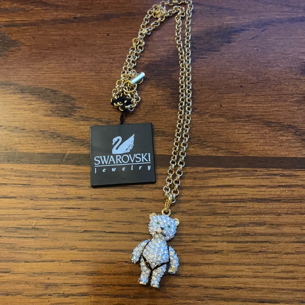 Swarovski Bear Necklace
